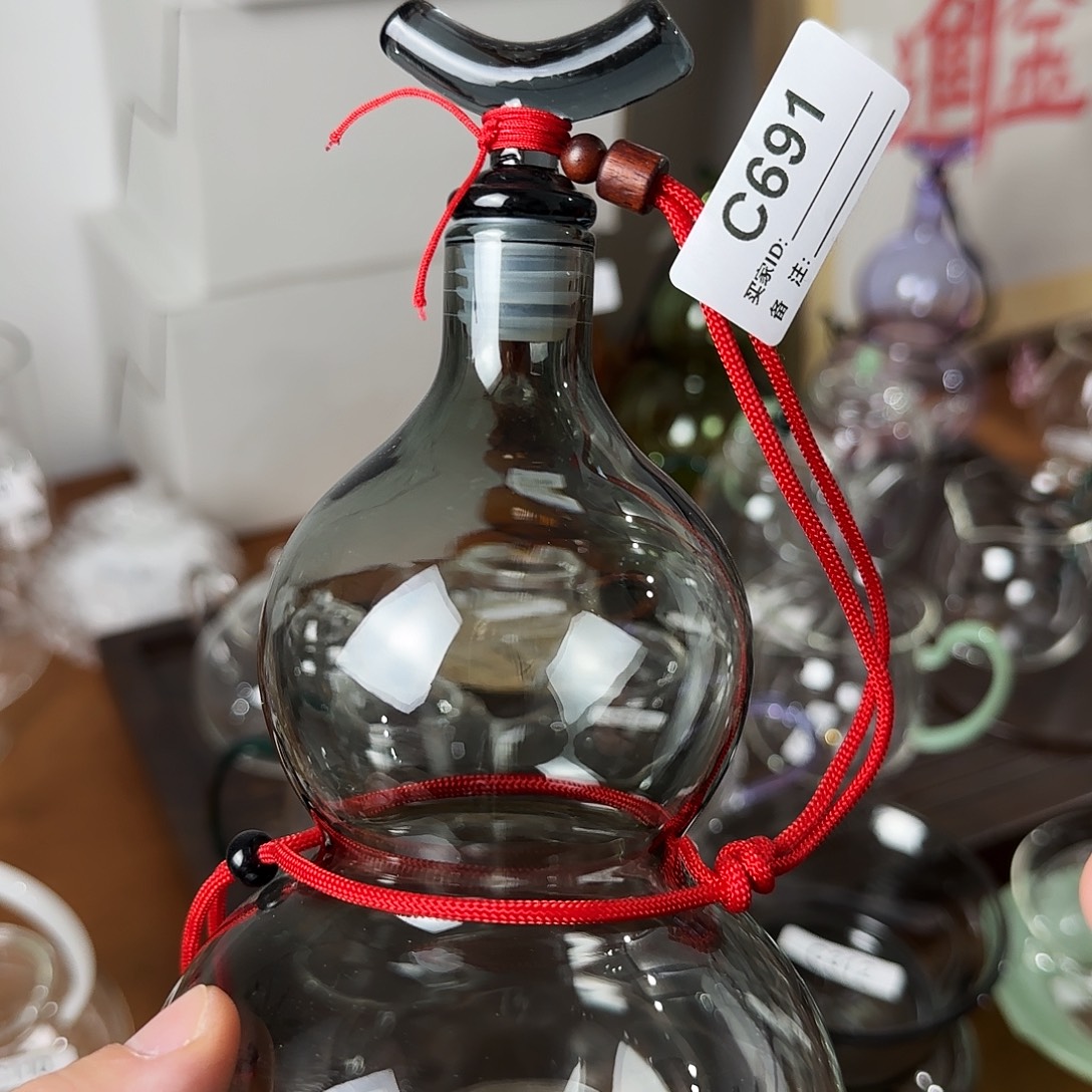 691黑色葫芦高硼硅周边1只