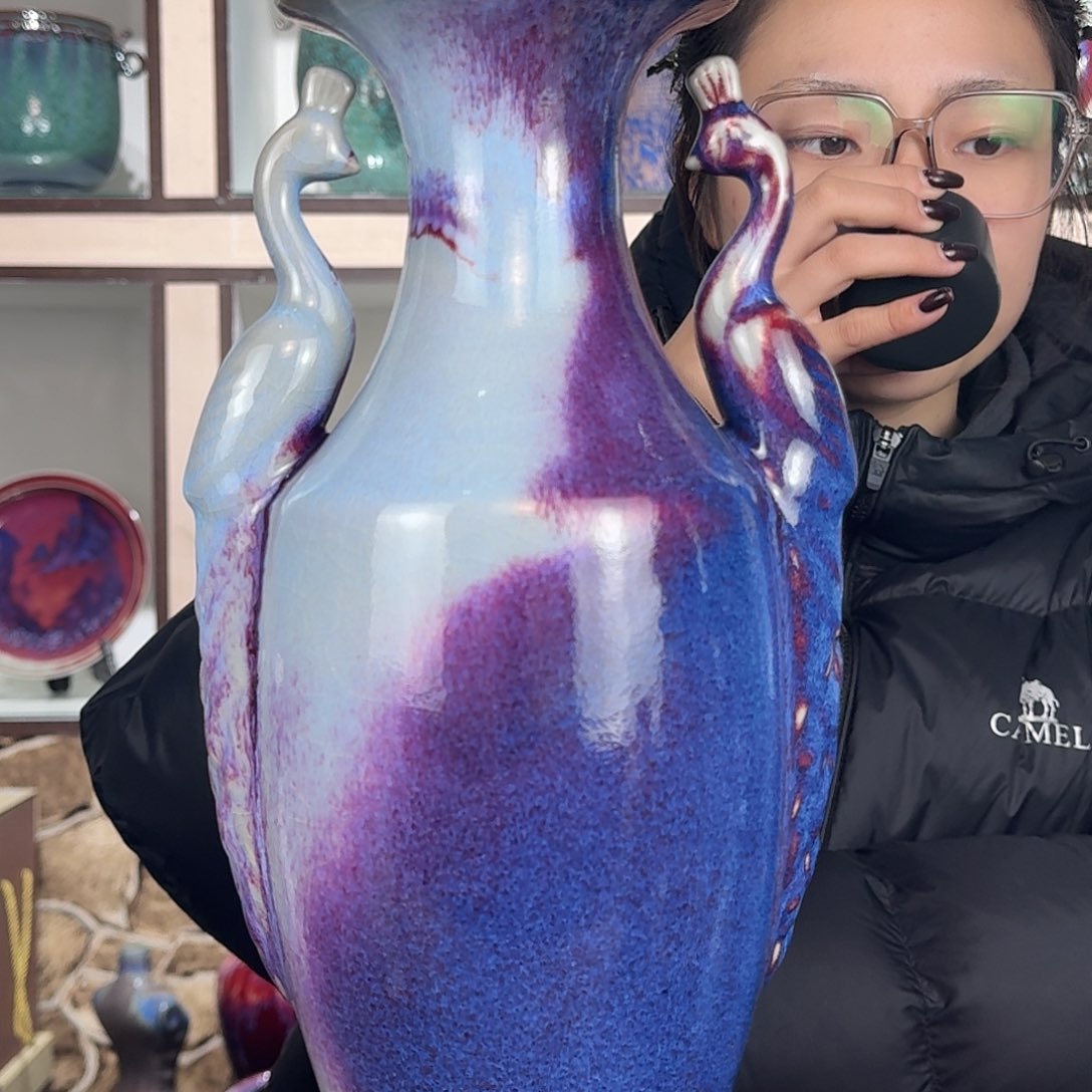 瓷片少年渡钧 钧瓷收藏品