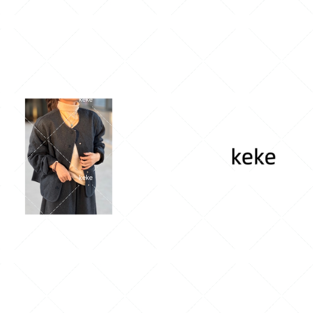 【可可品质生活】焦糖松饼天丝羊毛棉服