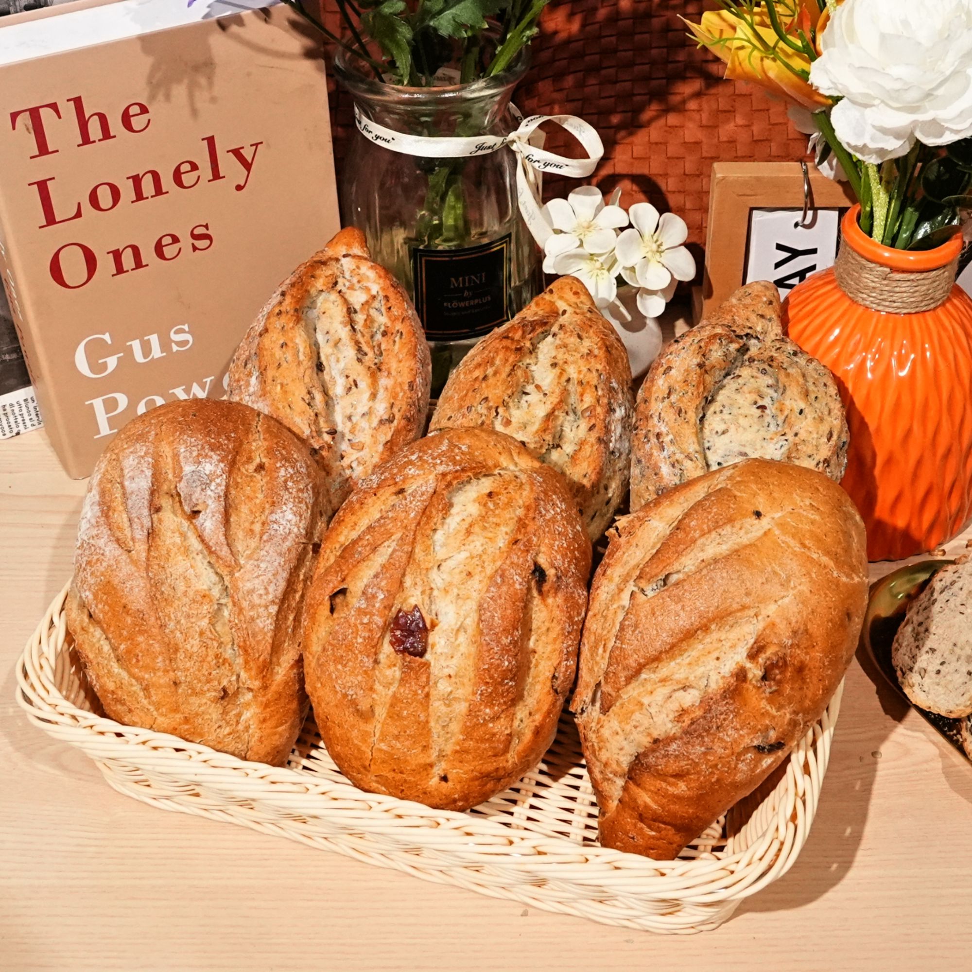 本太郎欧包大礼包 多谷物power170g*3+松果欧包170g*3