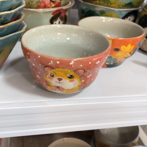 炉景德镇釉下手绘陶瓷 