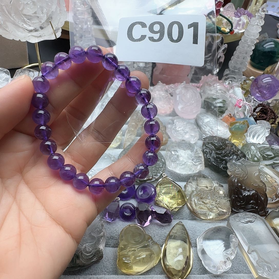 水晶手链未镶嵌水晶901