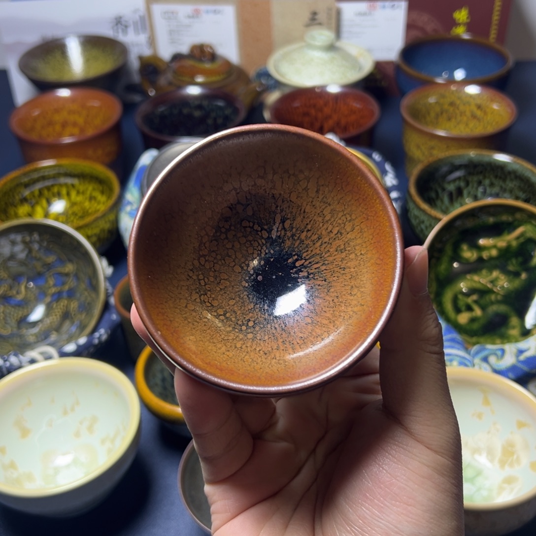 茶盏建阳建盏喝茶主人杯