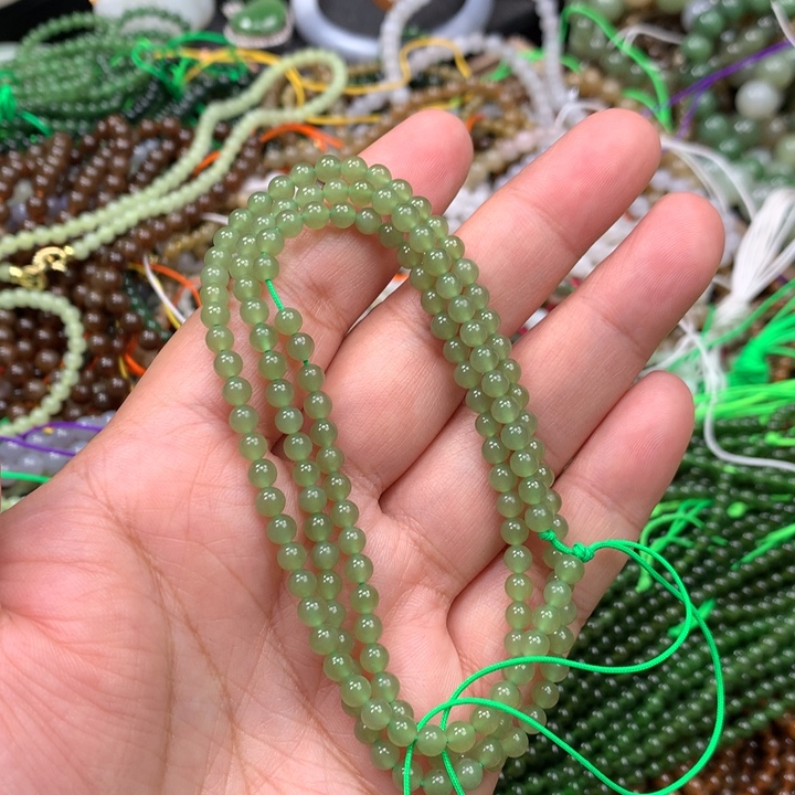 和田玉未镶嵌手链15