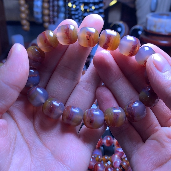 玛瑙/玉髓手链未镶嵌