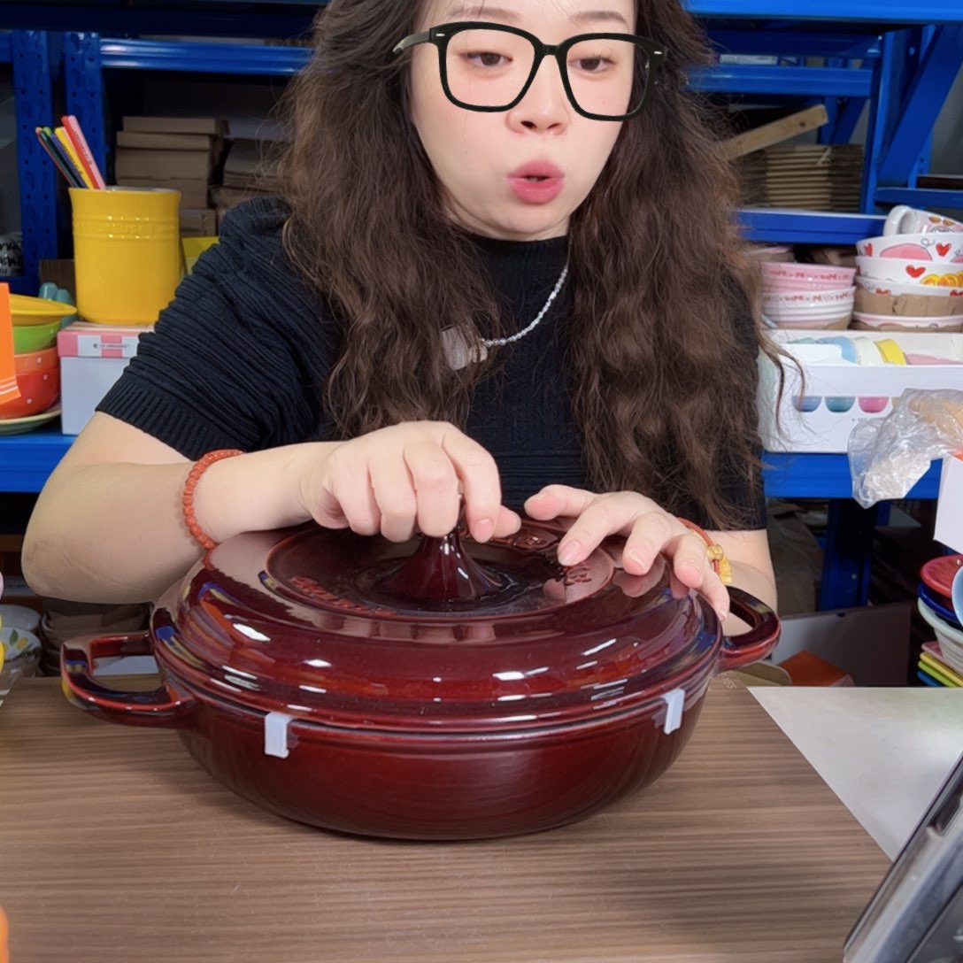 餐具26公爵酒红海鲜锅