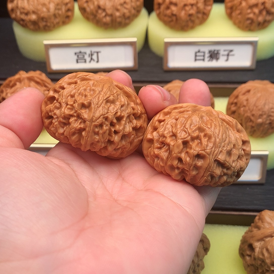 吊坠文玩核桃351号宫灯45