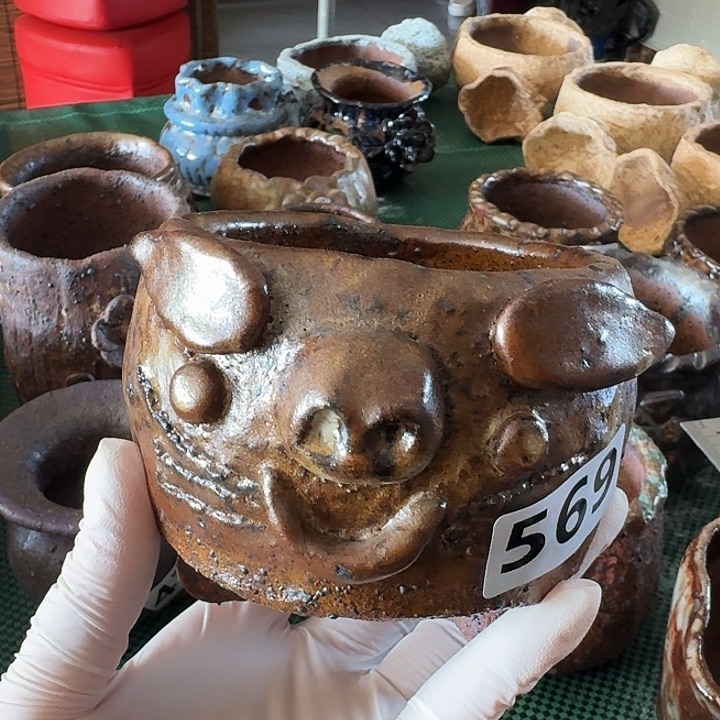 内口8高8粗陶手工制作