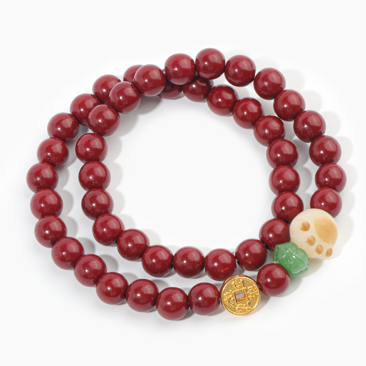 含辰砂工艺品精品猫爪手串          无礼盒          ZS