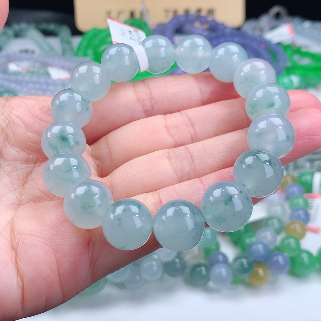 未镶嵌翡翠手链卡12.6mm