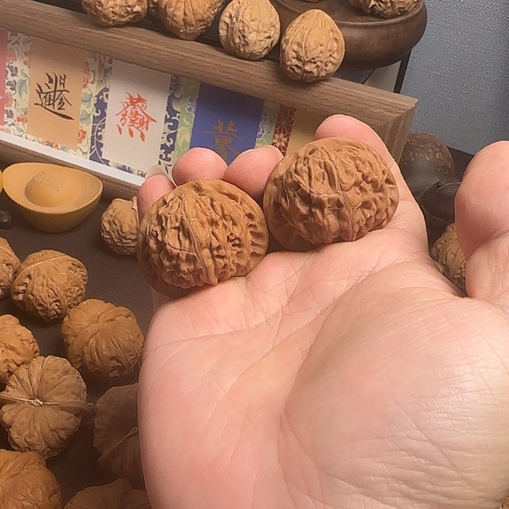 文玩核桃吊坠38福利宫灯练手