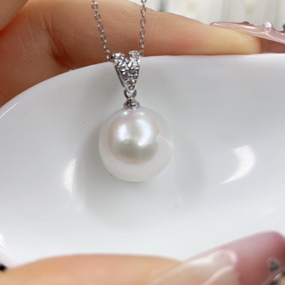 淡水珍珠未镶嵌吊坠(赠链)