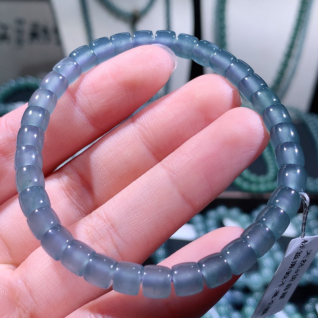 未镶嵌手链翡翠天然a货翡翠手串6.3