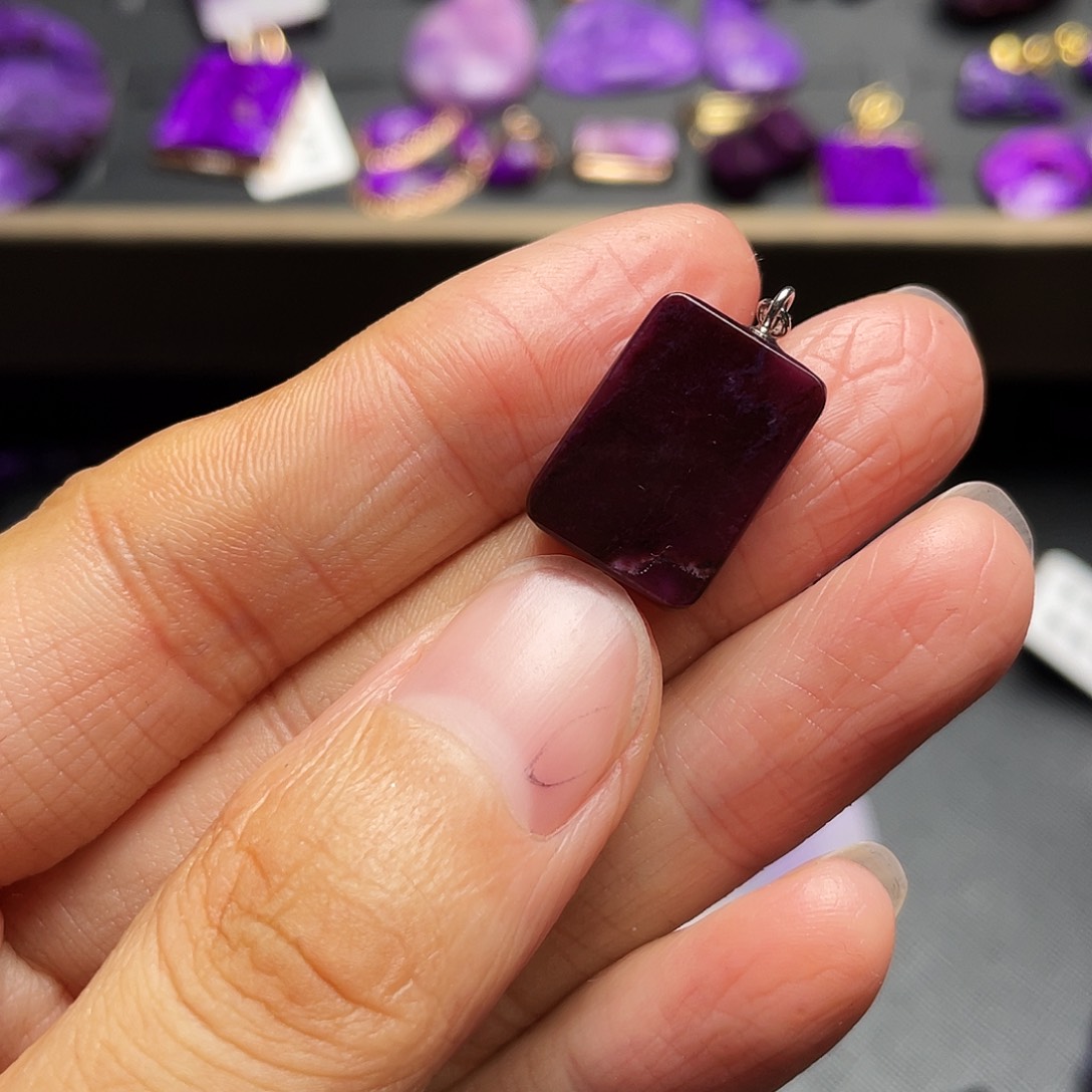 苏纪石（舒俱来）吊坠银S925镶嵌