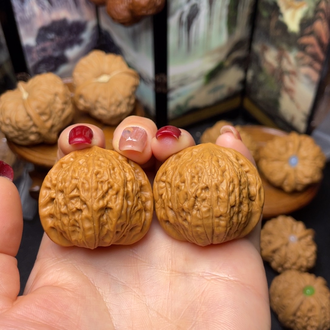 文玩核桃把件37全品铁锤