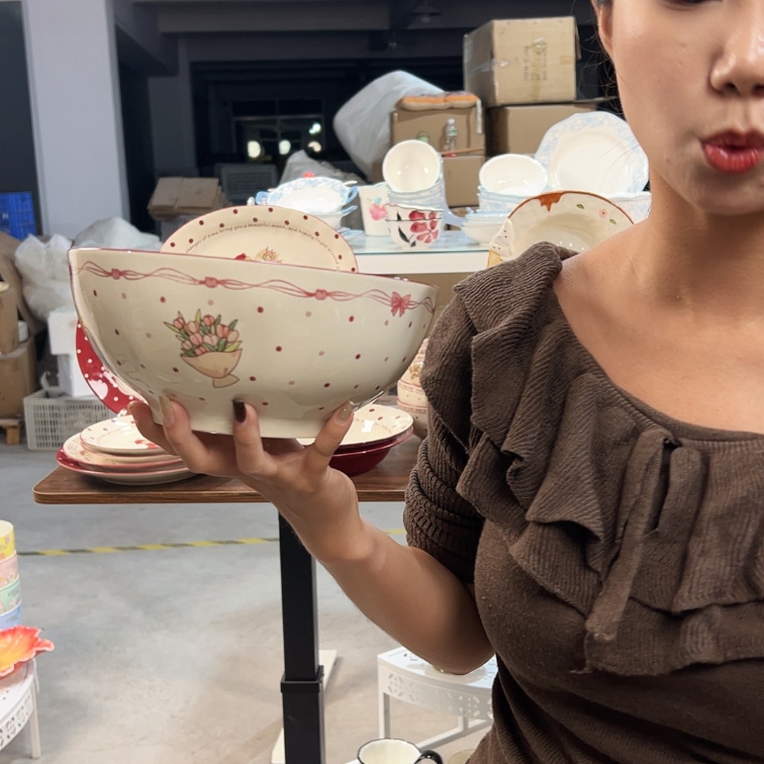 潮州微瑕陶瓷餐具8寸