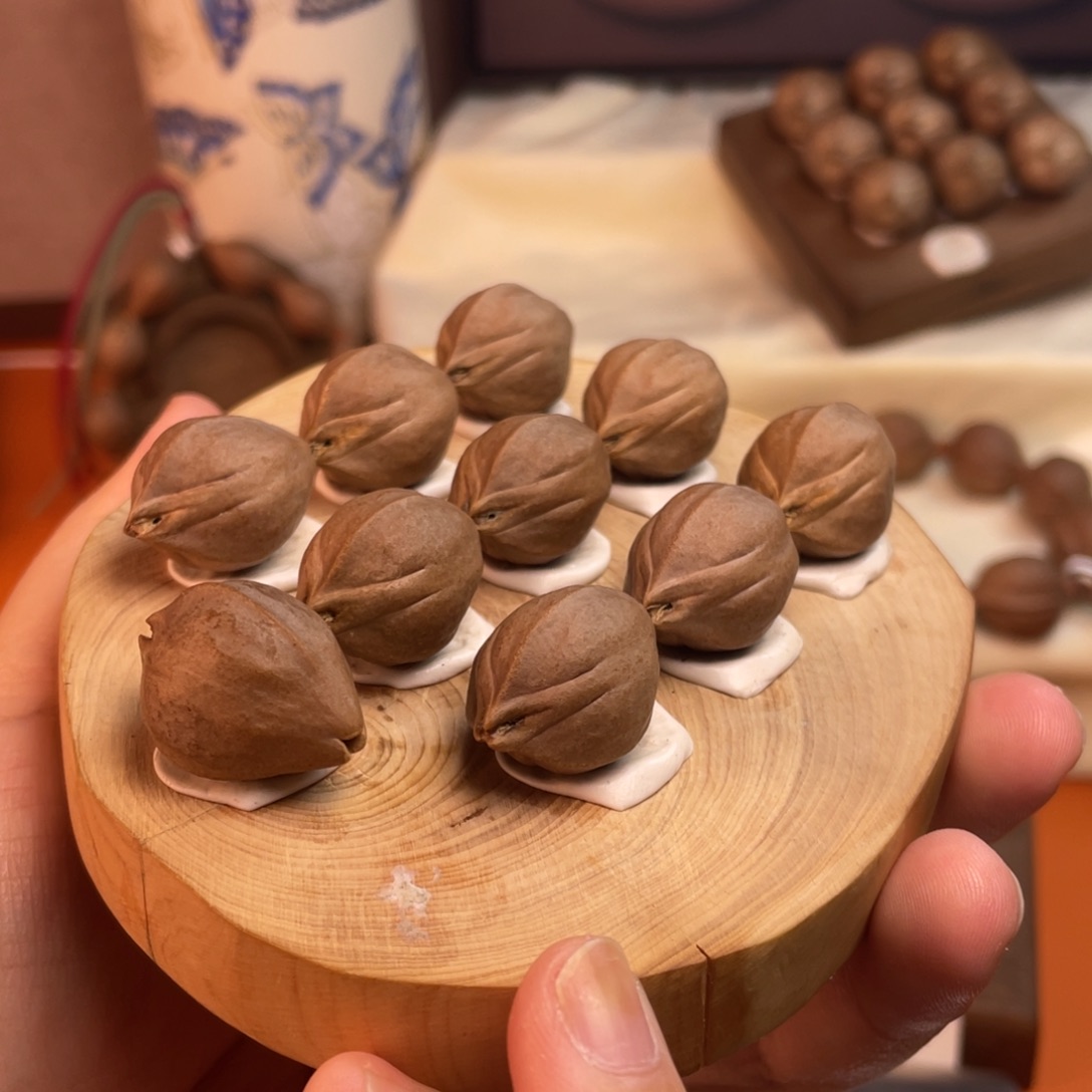 橄榄核手串/手链1725精品梅林铁核三面佛