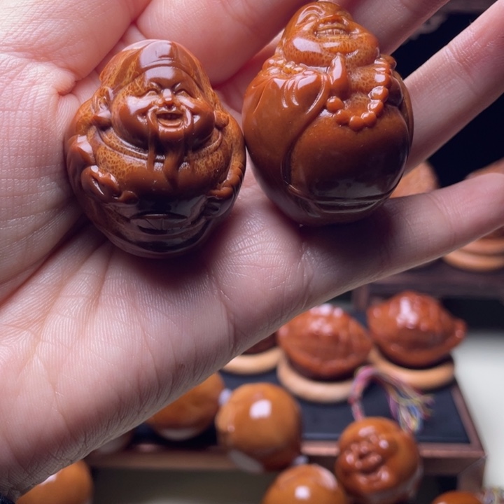 吊坠橄榄核财迷手球3.3