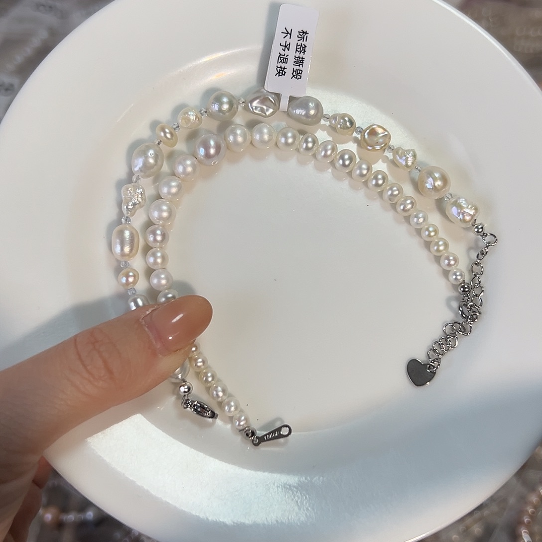 淡水珍珠设计款珠宝合金