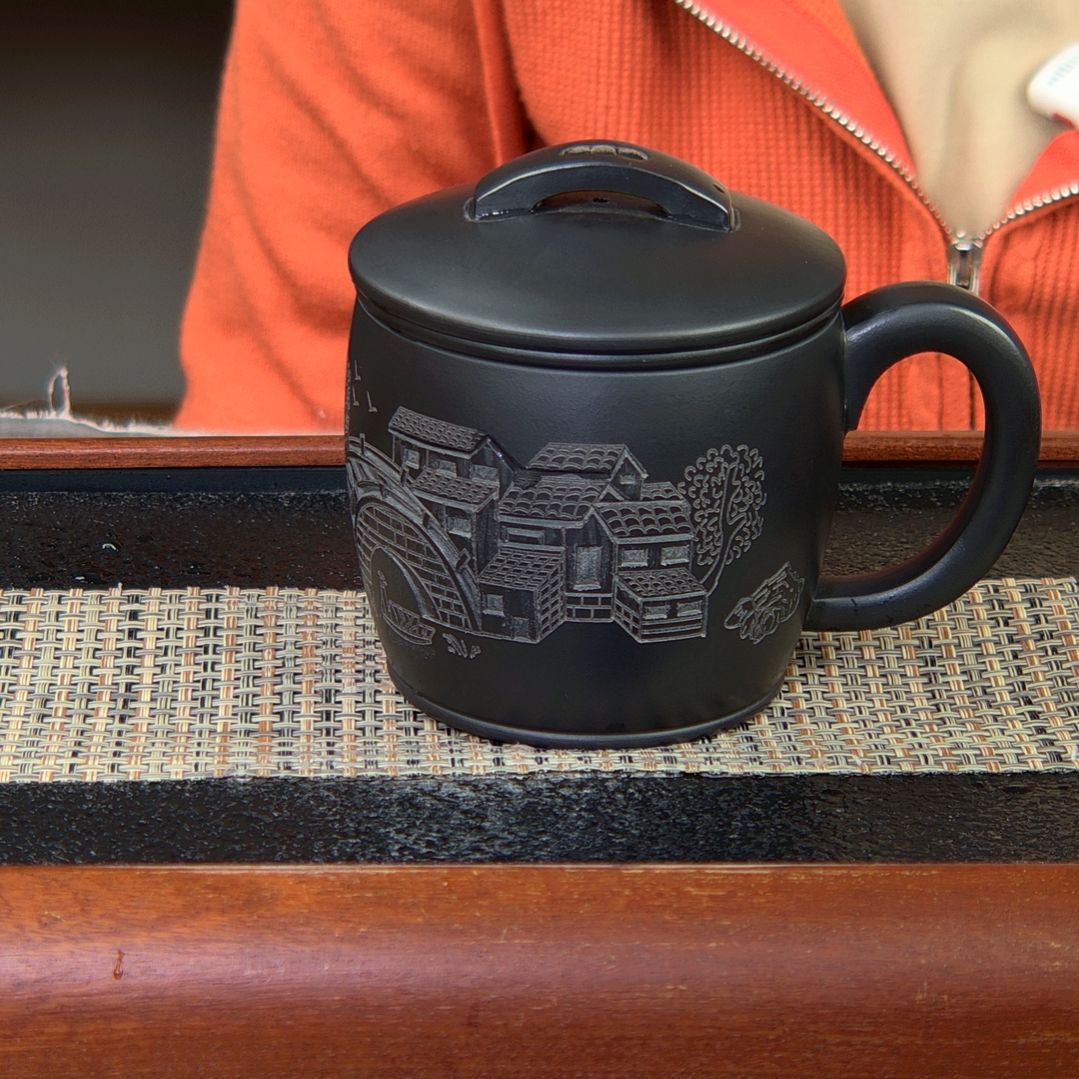 【闪购商品】绿泥茶杯高货放漏