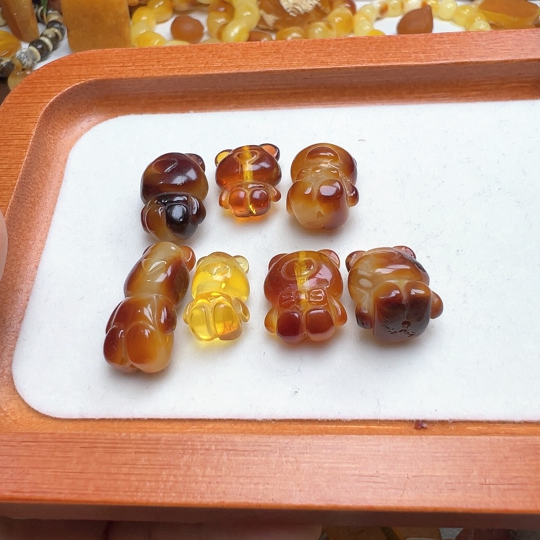琥珀吊坠(不含链)未镶嵌觉*