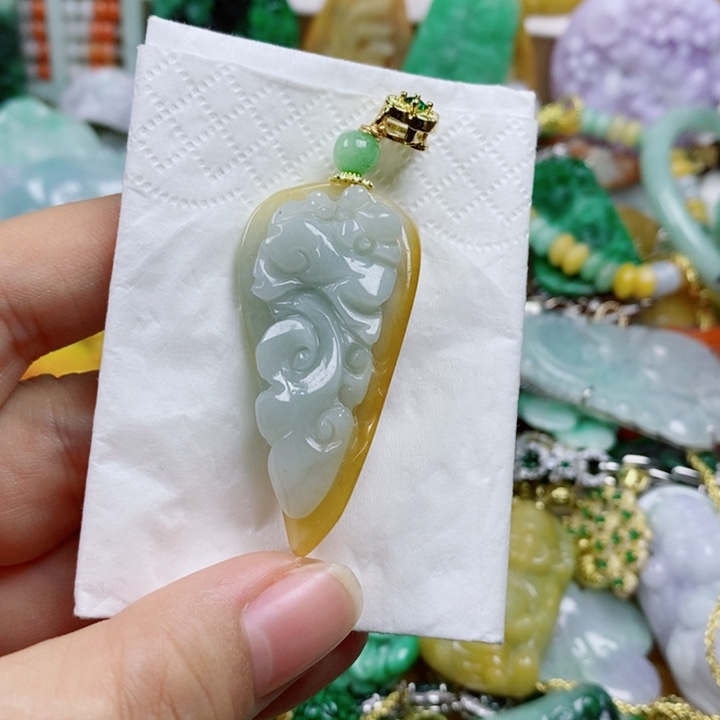 翡翠吊坠(不含链)未镶嵌