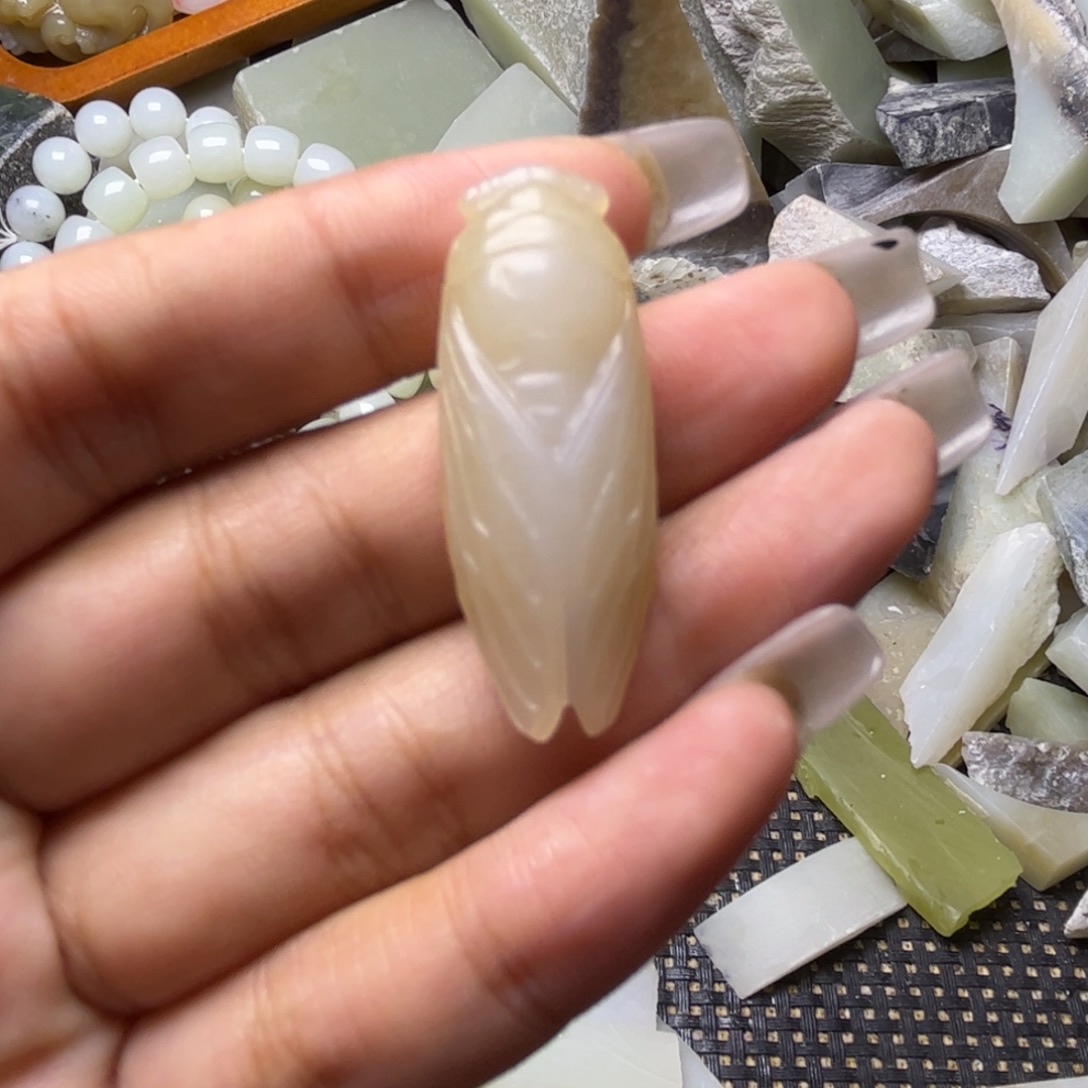 项链未镶嵌和田玉