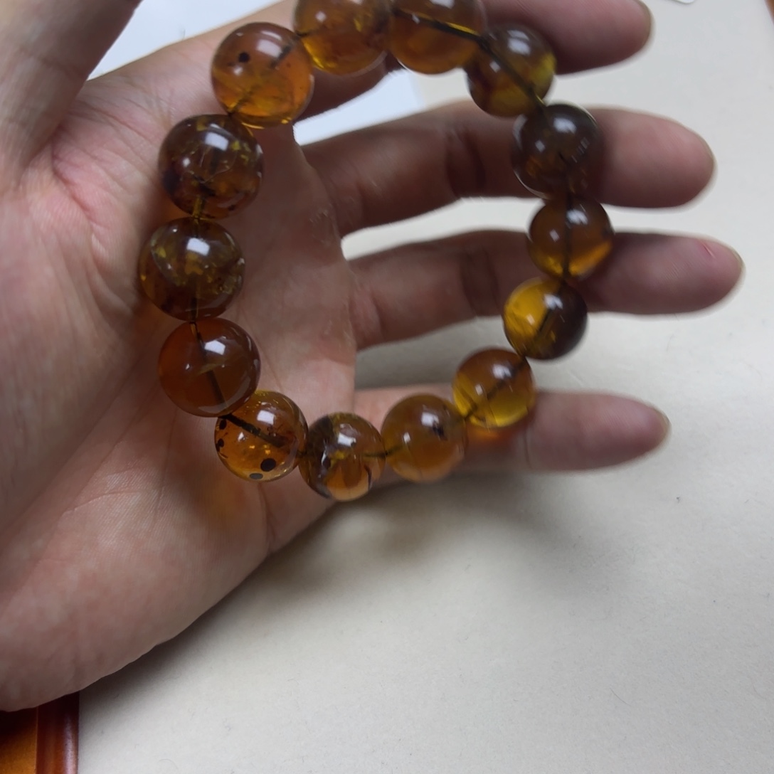 手链琥珀未镶嵌卡 15➕