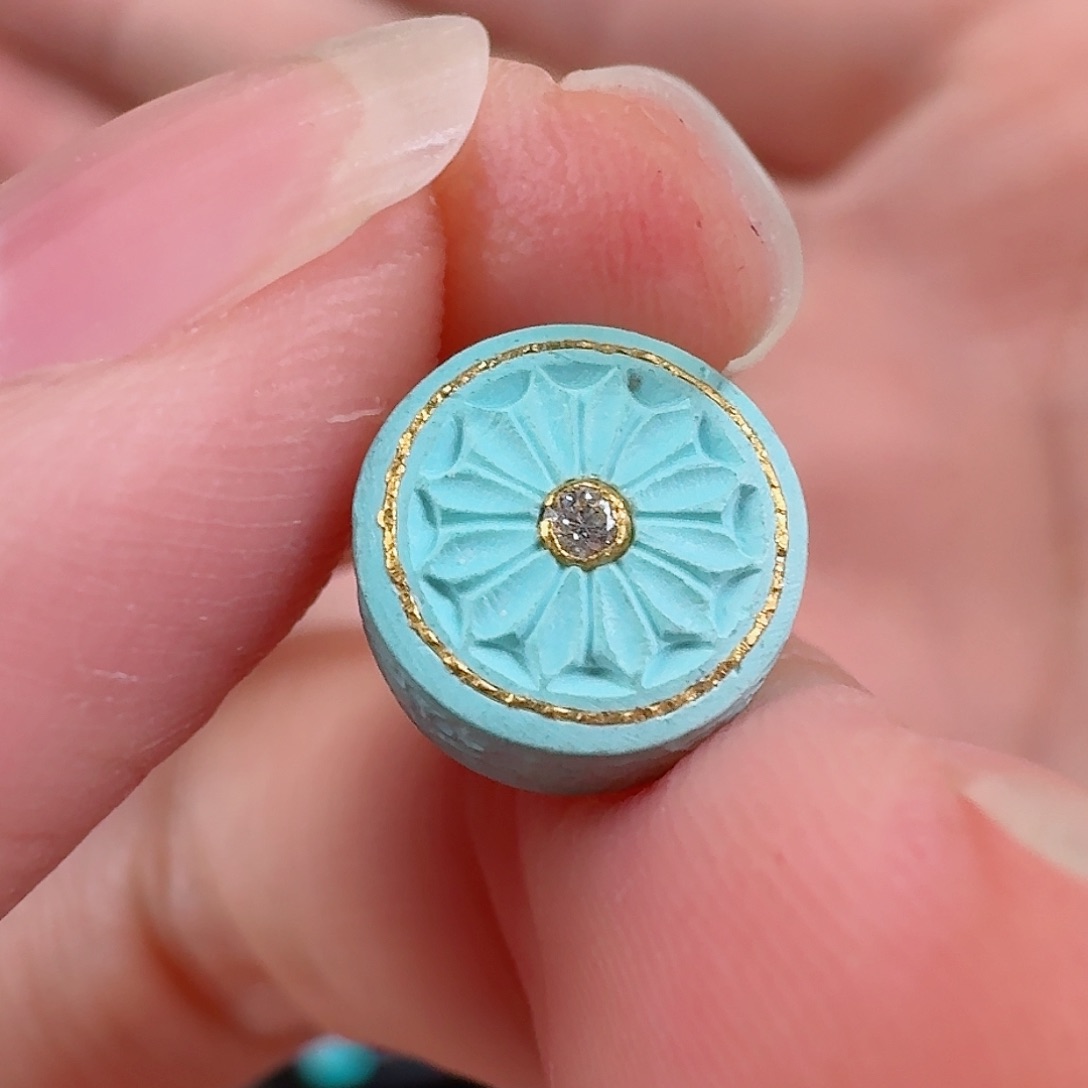 绿松石珠宝奇石未镶嵌