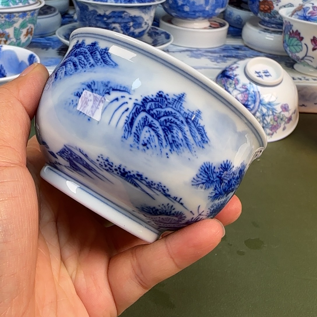 景德镇纯手绘具圆圆206