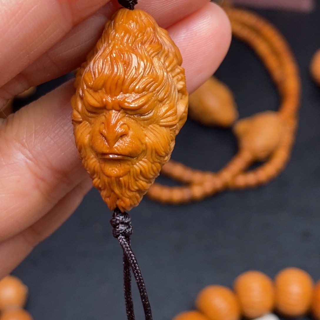 猴头核桃吊坠橄榄猴头