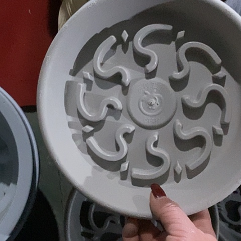 树脂高*霞托210灰白10个