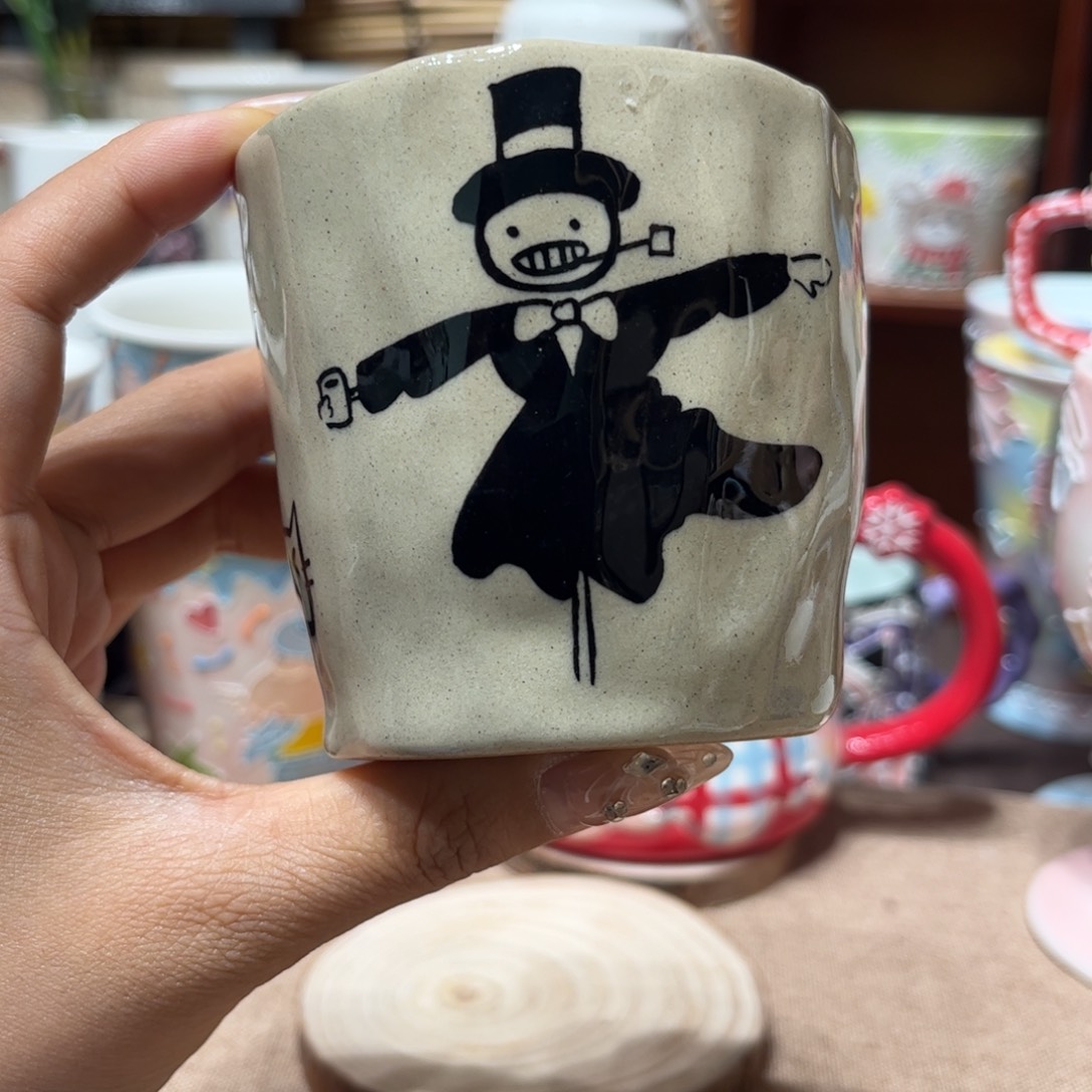 摆件景德镇陶瓷马克杯