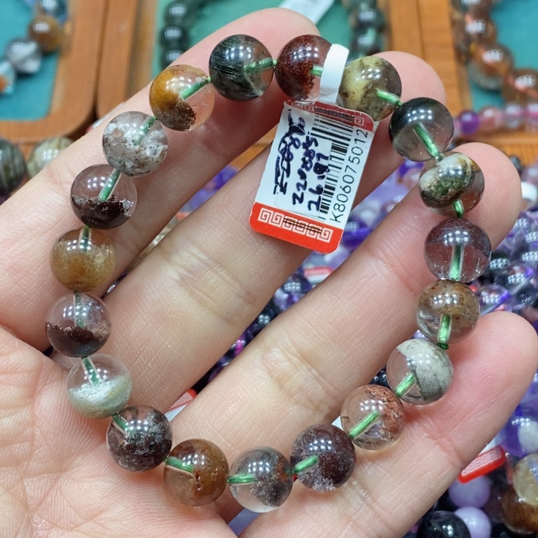 水晶手串未镶嵌天然