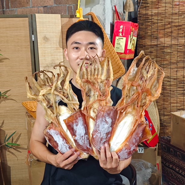 （纯淡水）船晒血墨鱼干淡晒海鲜干货月子炖汤食材