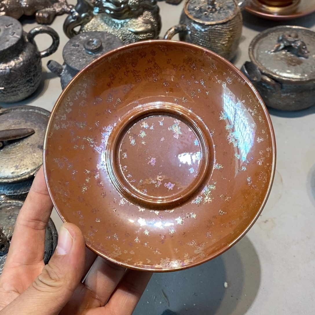 柴烧茶具陶瓷杯子