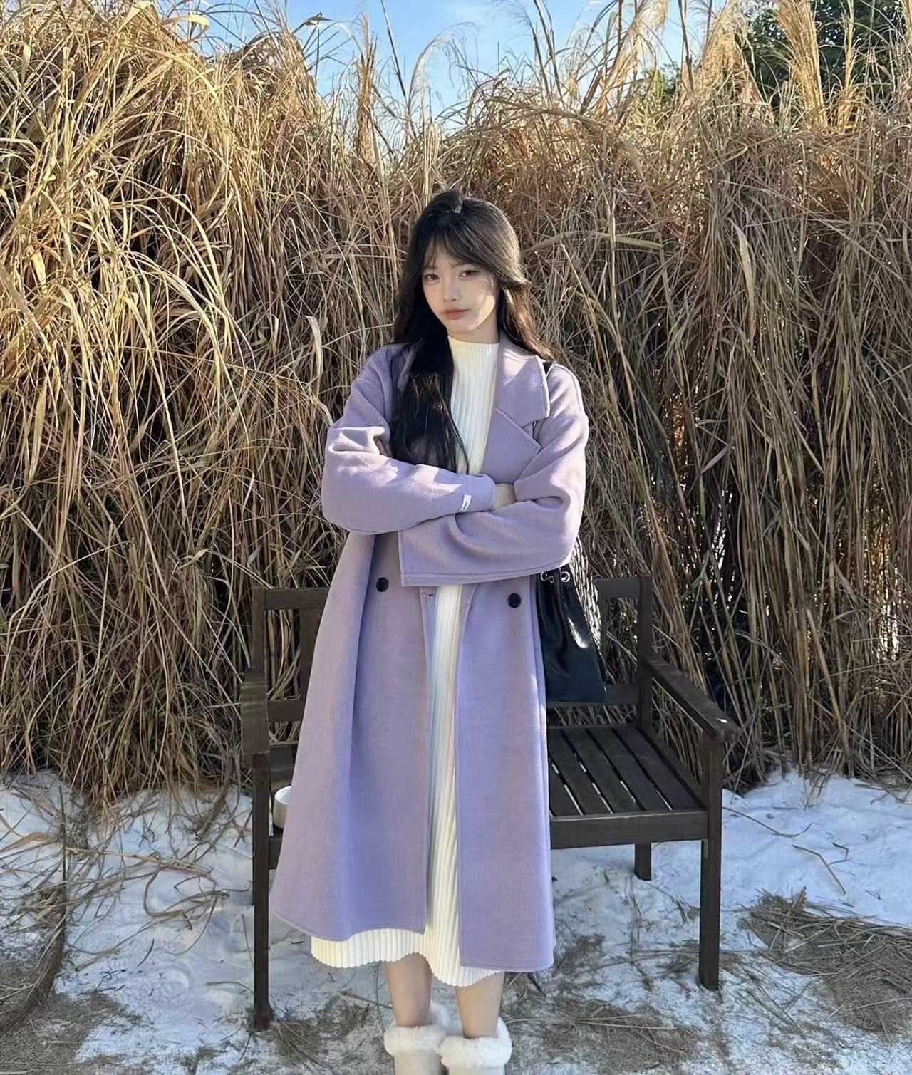 201-400【对应编码下单】毛呢外套呢子大衣女士中长款