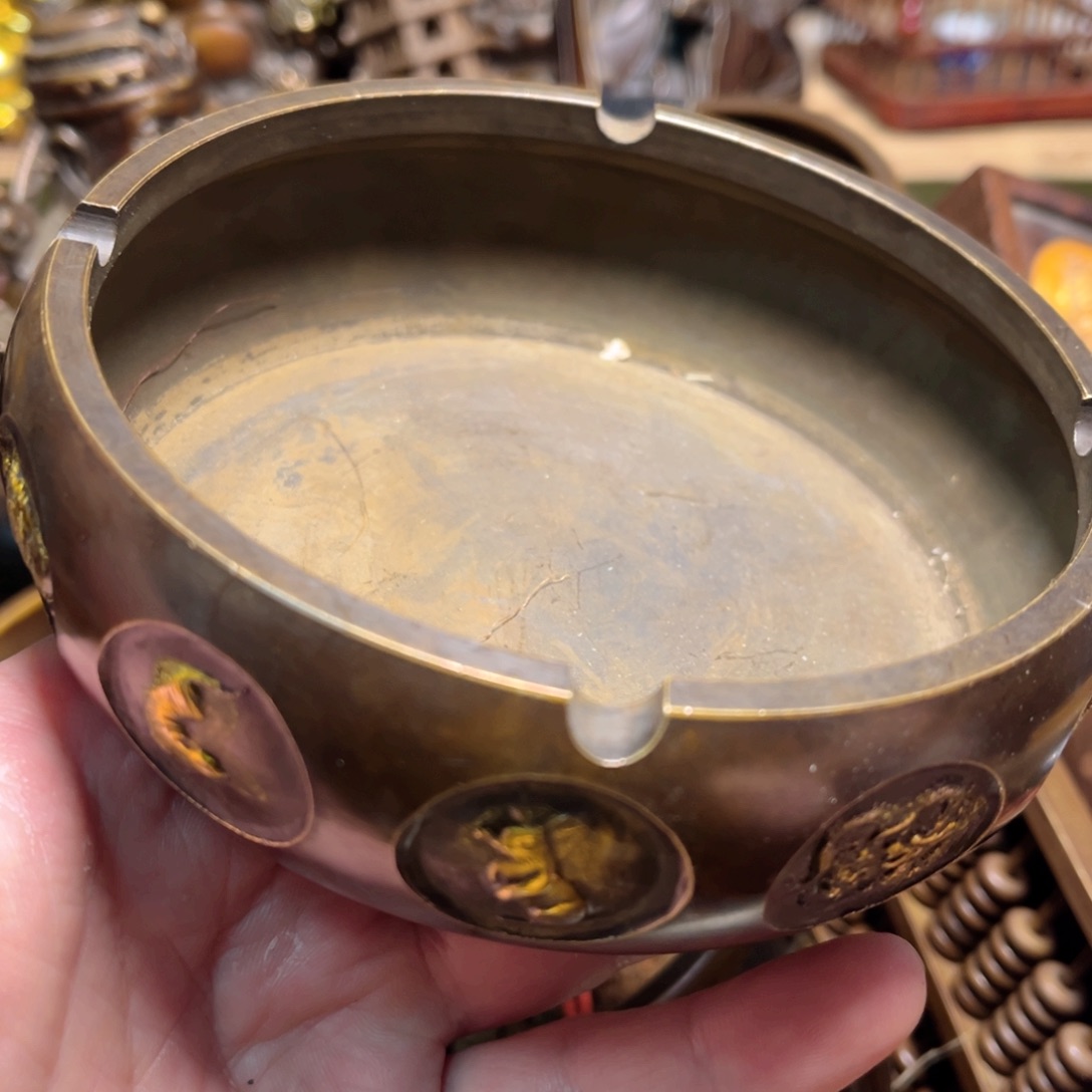 铜器摆件手把件便宜漏