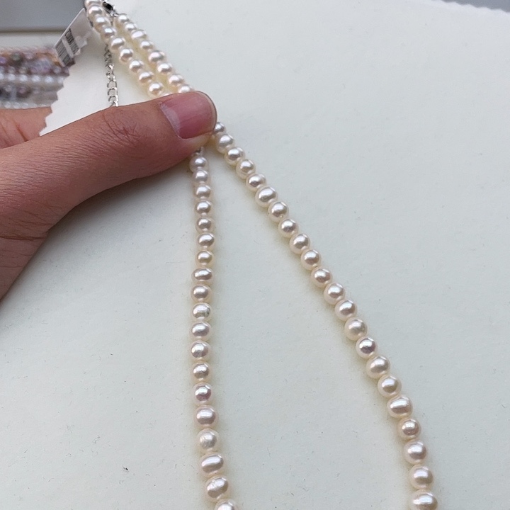 淡水珍珠颈饰未镶嵌卡6炫彩