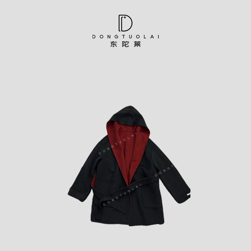 《摩登米兰》大衣气质时尚毛呢立领中长款设计师秋冬轻奢宽松翻领韩