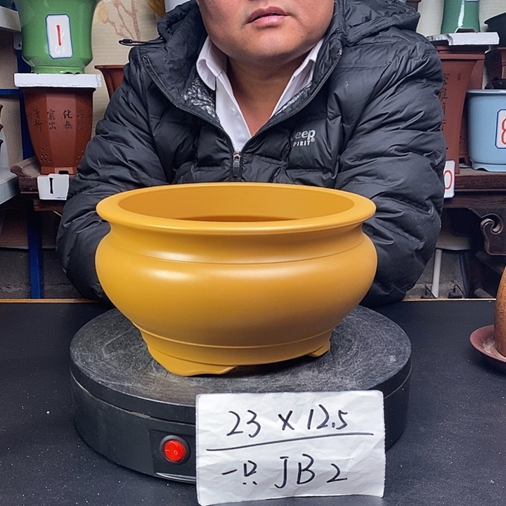 紫砂花盆货号一只JB2