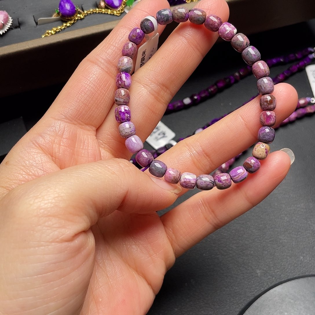 苏纪石（舒俱来）未镶嵌手链