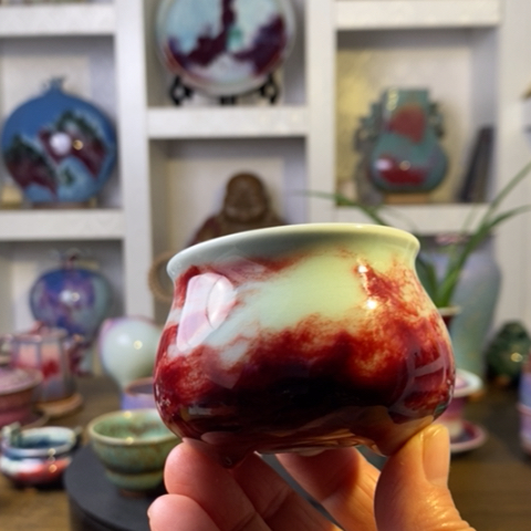 瓷片禹州神后钧瓷原产地~