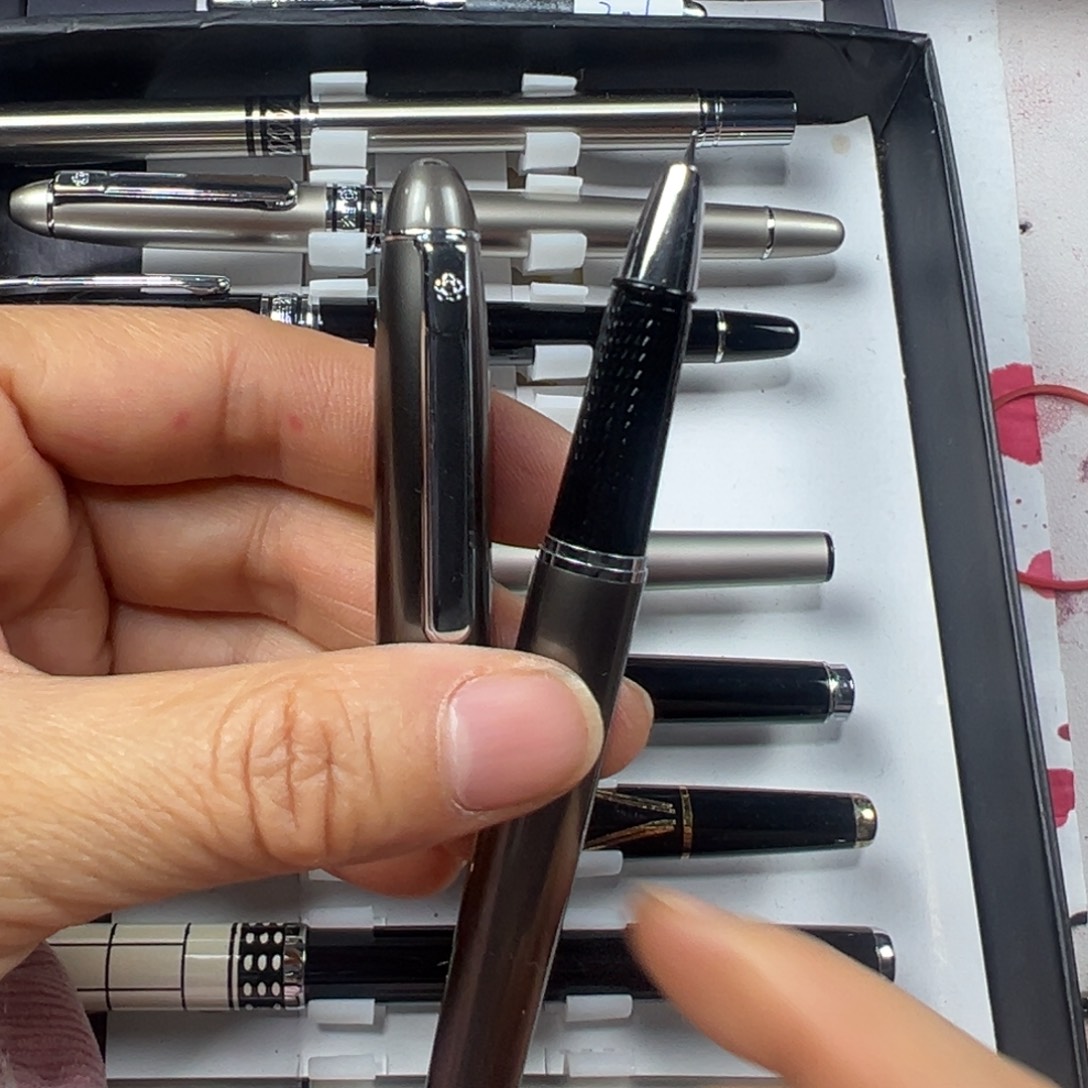 便携式706暗尖枪灰色可用墨囊