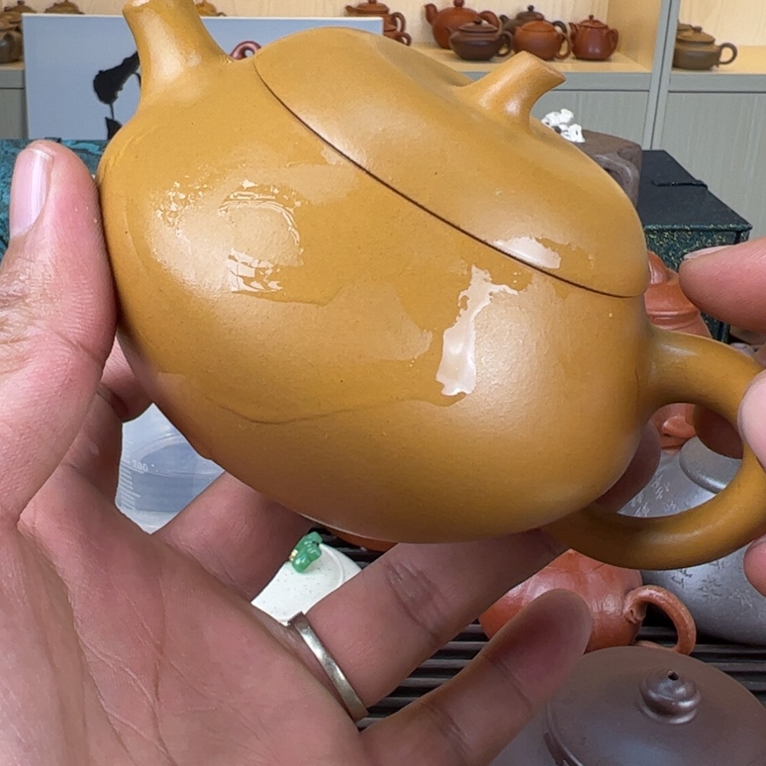 紫砂茶壶半手工茄瓜