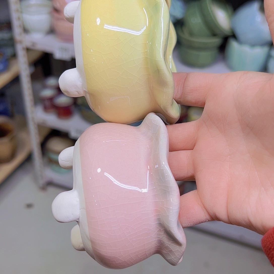 红陶陶瓷花盆当场满12包邮