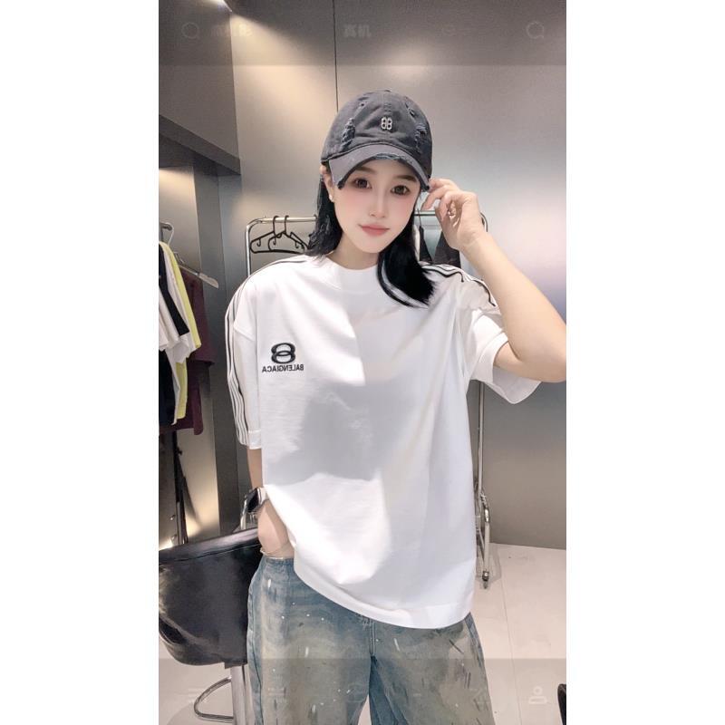 【北北-W1502】韩版时尚宽松圆领短袖T恤