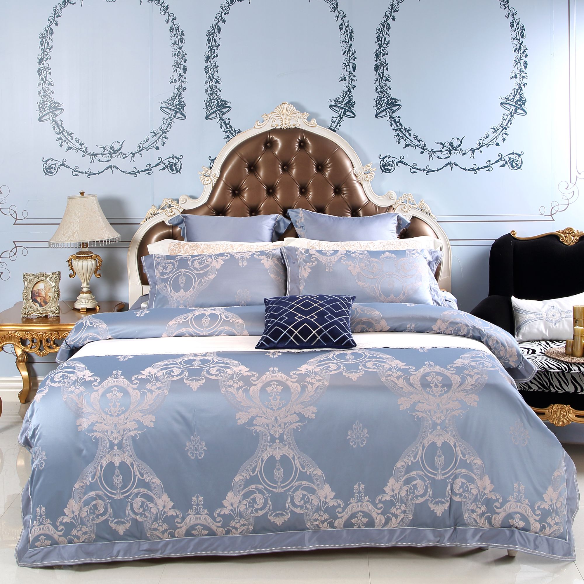 【黛富妮好眠计划】色织提花高端四件套 纯甄时光