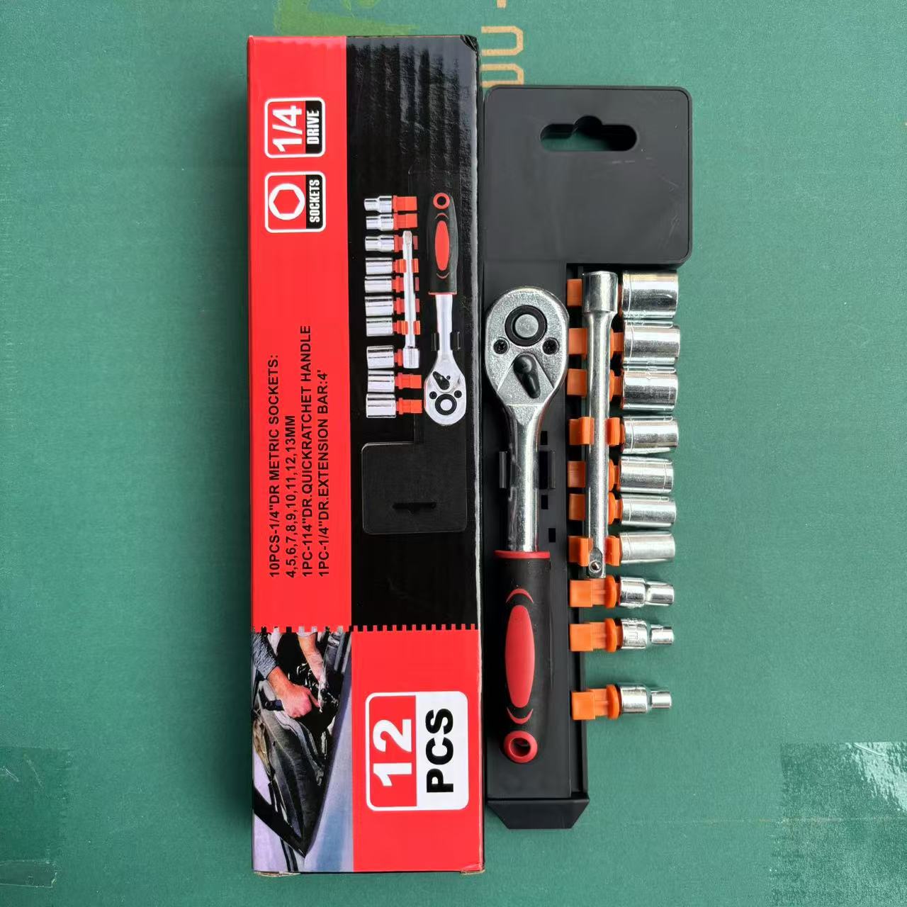 【小飞12件套棘轮扳手】适用于家庭小件拆修简单维修