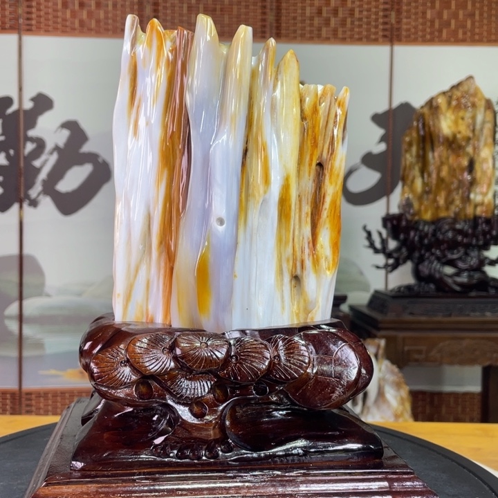 硅化玉未镶嵌珠宝奇石高29